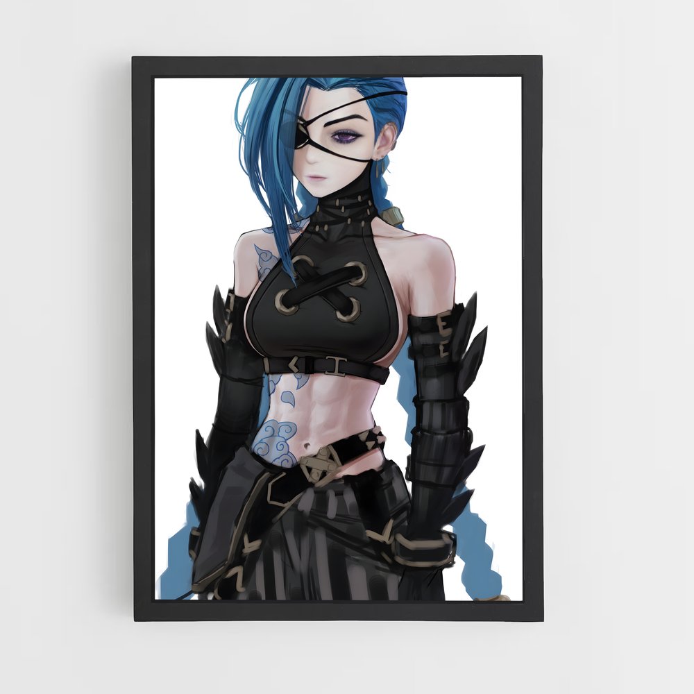 Poster Jinx au Folie – affiche League Of Legends (vue 2)
